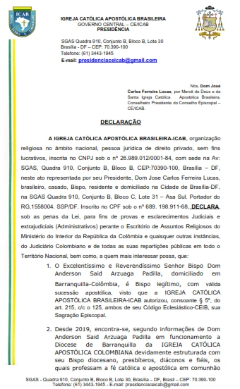 Declaración ICAB 2026