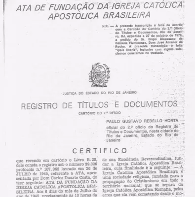Portada de Acta de Fundación Jurídica de la ICAB