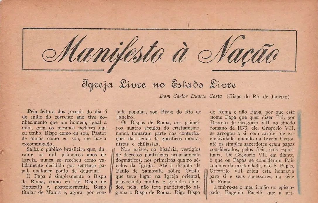 Manifiesto a la Nación