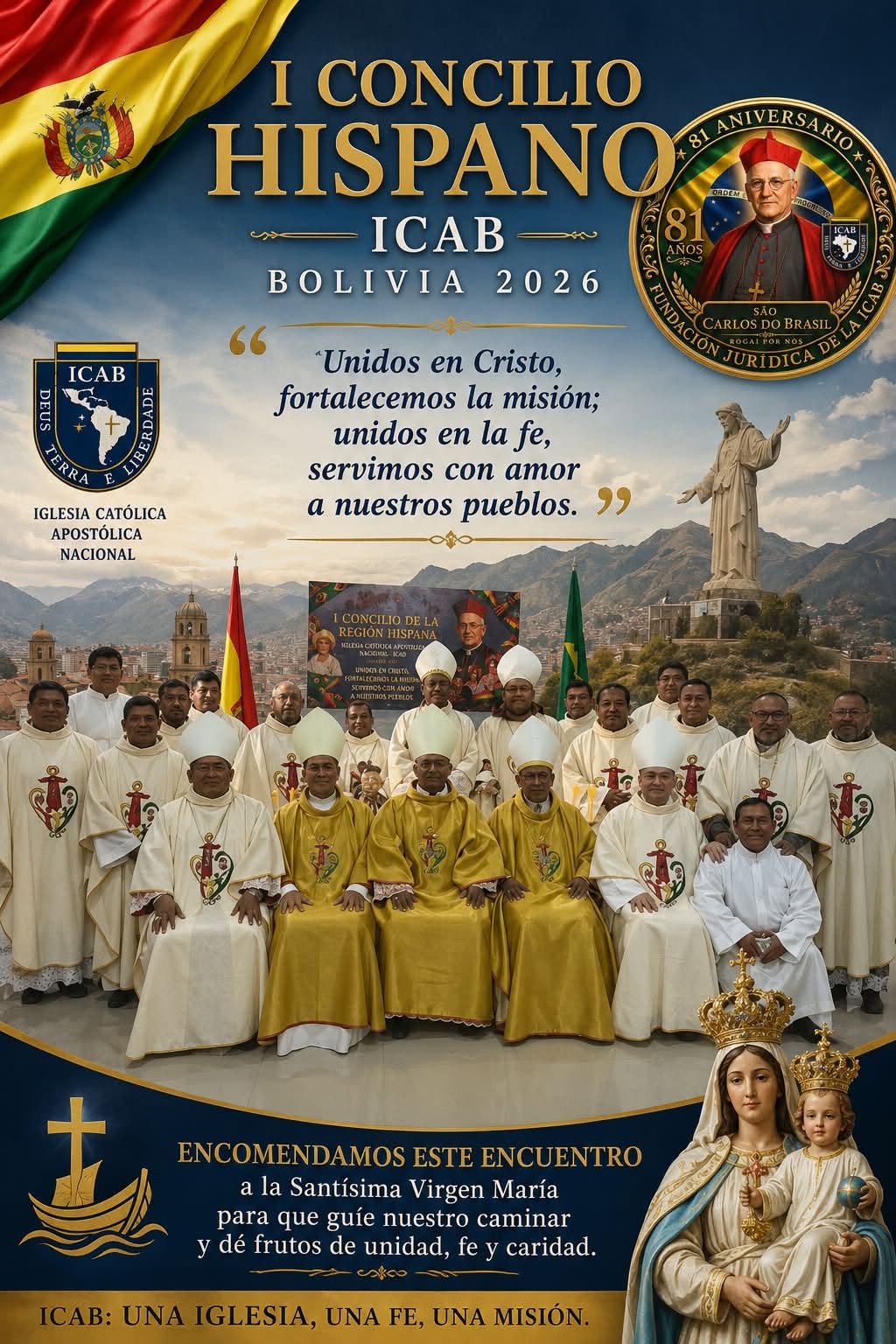 Mons. Anderson en el Concilio Regional