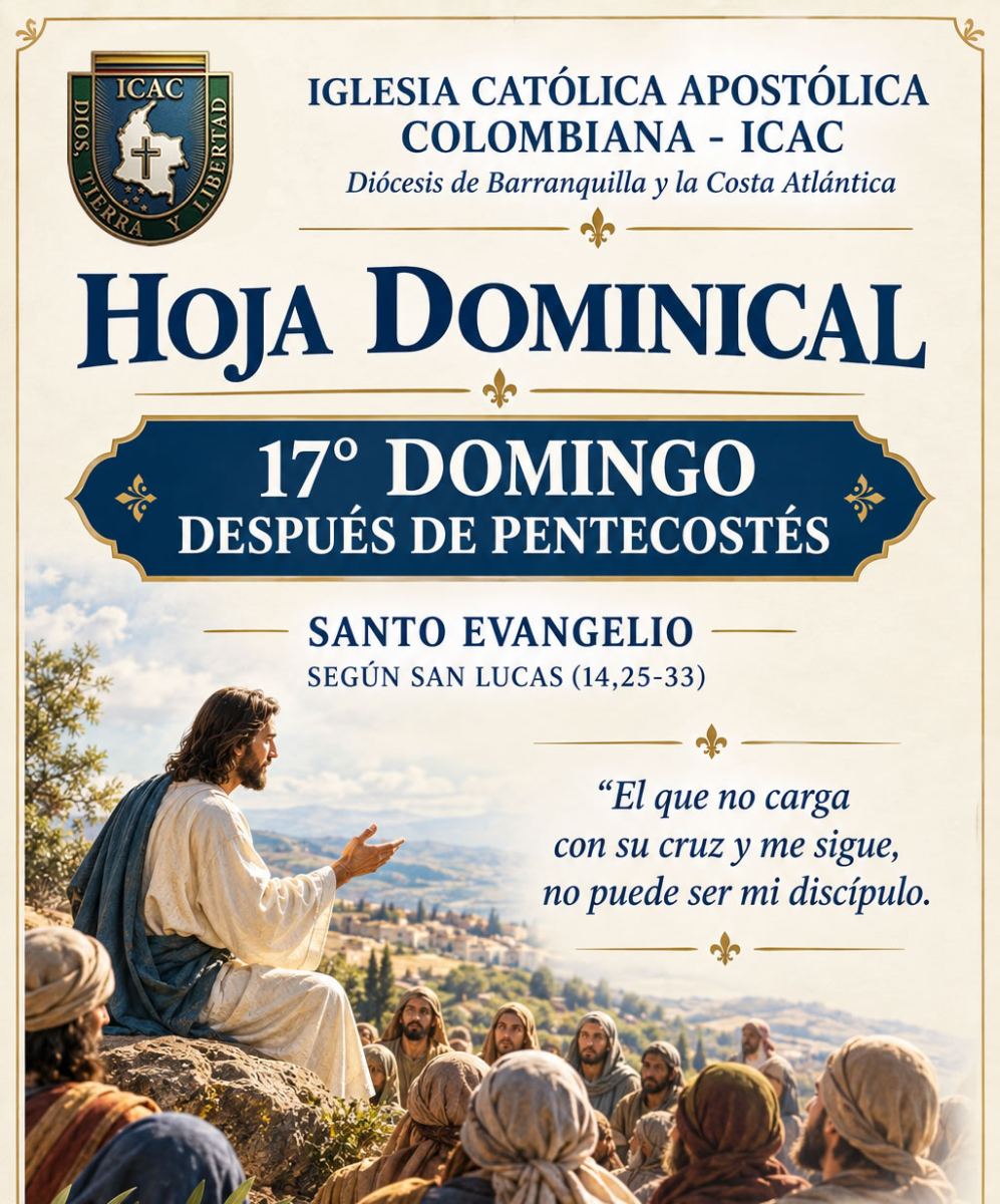Portada Hoja Dominical — 17° Domingo después de Pentecostés - Año P